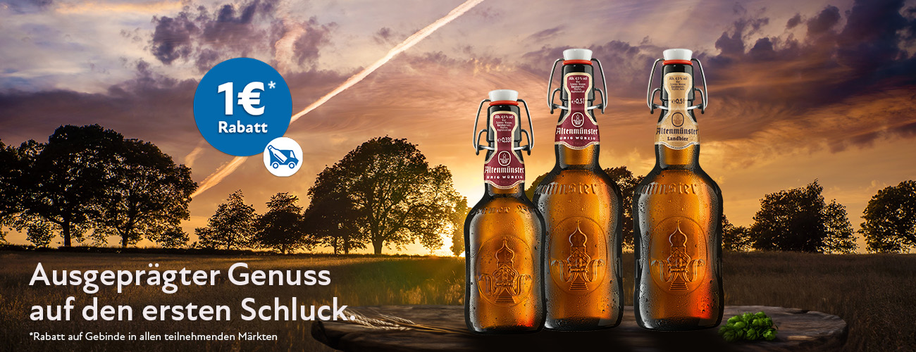Altenmünster Biere Rabattaktion 1 Euro - KW 32 und 33 in 2026