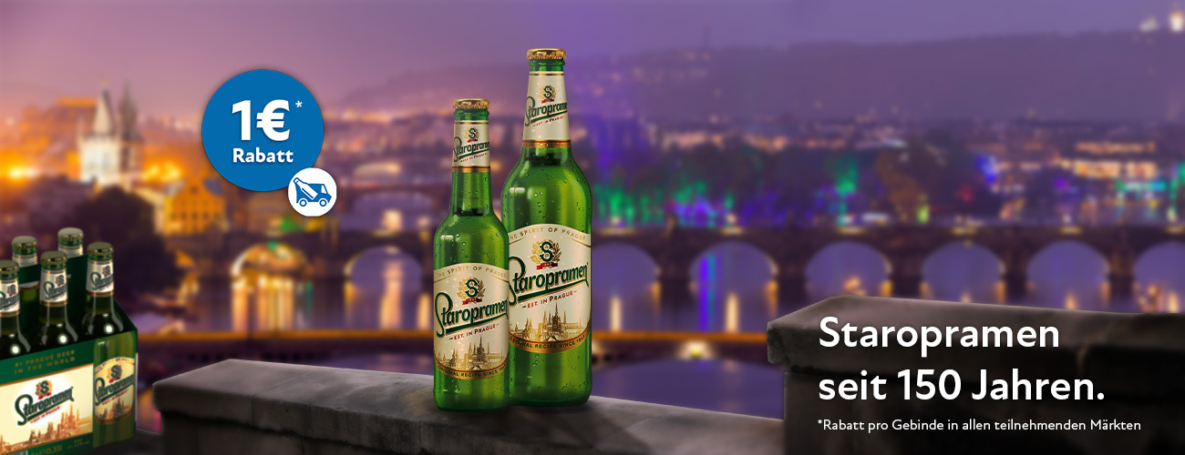 Staropramen Rabattaktion 1 Euro - KW 40 und 41 in 2026